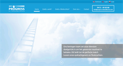 Desktop Screenshot of progress-uitzendbureau.com